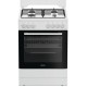 Indesit I6G3PMW Κουζίνα Ηλεκτρική 72lt με Εστίες Αερίου 60cm