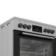 Beko FBM67320XS Κουζίνα Ηλεκτρική 72lt με Κεραμικές Εστίες 60cm  ,Φούρνος Multifunction με 8 τρόπους ψησίματος,3D Μαγείρεμα​