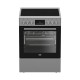 Beko FBM67320XS Κουζίνα Ηλεκτρική 72lt με Κεραμικές Εστίες 60cm  ,Φούρνος Multifunction με 8 τρόπους ψησίματος,3D Μαγείρεμα​