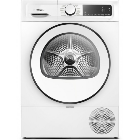 Pitsos WT232G09 Στεγνωτήριο 9kg C(πρώην Α+++) με Αντλία Θερμότητας,Duo Tronic:Γρήγορο 40', Pitsos WT232G09 Στεγνωτήριο 9kg C(πρώην Α+++) με Αντλία Θερμότητας,Duo Tronic:Γρήγορο 40',