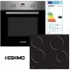 Eskimo BO7009N + HB40, Σετ Εντοιχισμού, Εστία Κεραμική 4 Ζωνών, Ηλ. Φούρνος 70Lt, 9 Πρ/τα, Class A, Grill & Αέρα, Βυθιζόμενους, Inox