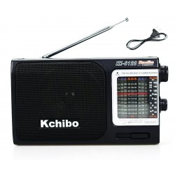 KCHIBO  ΚΚ-8120 ραδιόφωνο FM / MW / SW, ρεύματος και μπαταρίας.,με 12 μπάντες