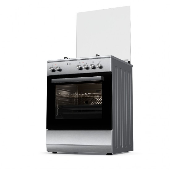 Thermogatz TGS 3521 IX,, 04.401.098 Κουζίνα Ηλεκτρική 60lt ,INOX,με Εστίες Αερίου & Ρεύματος 60cm, Φούρνος Ηλεκτρικός 60lt ,6 Τρόποι Ψησίματος Thermogatz TGS 3521 IX,, 04.401.098 Κουζίνα Ηλεκτρική 60lt ,INOX,με Εστίες Αερίου & Ρεύματος 60cm, Φούρνος Ηλεκτρικός 60lt ,6 Τρόποι Ψησίματος