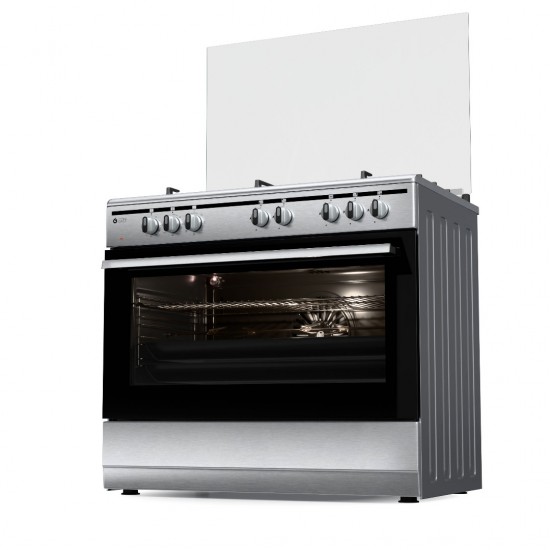 Thermogatz TGS 7301 IX . 04.401.095 Κουζίνα Ηλεκτρική 95lt με 5 Εστίες Αερίου 90cm ,Φούρνος ηλεκτρικός ,8 Τρόποι Ψησίματος Thermogatz TGS 7301 IX . 04.401.095 Κουζίνα Ηλεκτρική 95lt με 5 Εστίες Αερίου 90cm ,Φούρνος ηλεκτρικός ,8 Τρόποι Ψησίματος