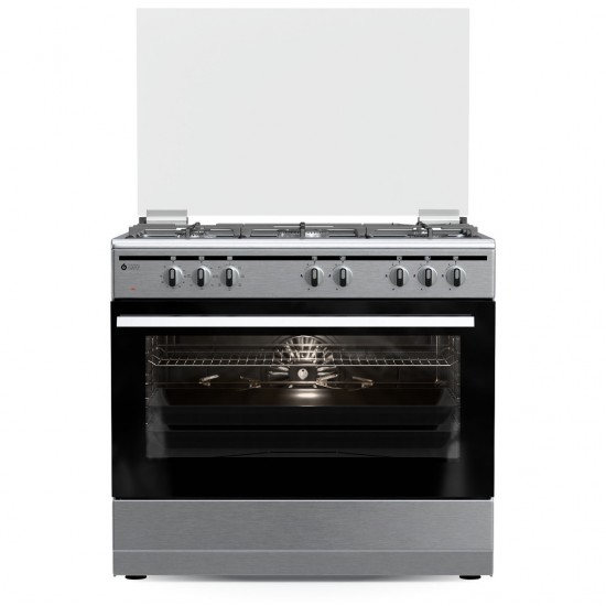 Thermogatz TGS 7301 IX . 04.401.095 Κουζίνα Ηλεκτρική 95lt με 5 Εστίες Αερίου 90cm ,Φούρνος ηλεκτρικός ,8 Τρόποι Ψησίματος Thermogatz TGS 7301 IX . 04.401.095 Κουζίνα Ηλεκτρική 95lt με 5 Εστίες Αερίου 90cm ,Φούρνος ηλεκτρικός ,8 Τρόποι Ψησίματος