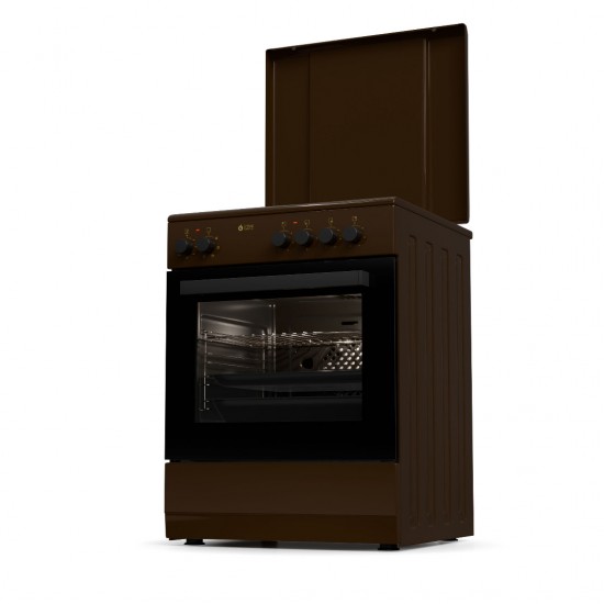 Thermogatz TGS E124 BR αεροθερμη Turbo Κουζίνα 60lt με Εμαγιέ Εστίες 60cm,6 τρόποι ψησίματος,TURBO fan Thermogatz TGS E124 BR αεροθερμη Turbo Κουζίνα 60lt με Εμαγιέ Εστίες 60cm,6 τρόποι ψησίματος,TURBO fan