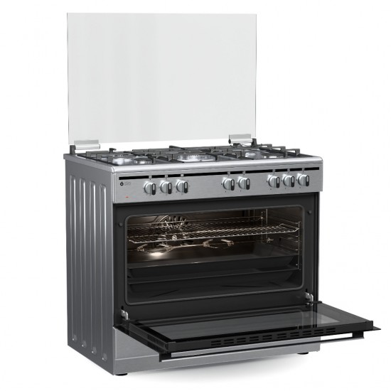 Thermogatz TGS 7301 IX . 04.401.095 Κουζίνα Ηλεκτρική 95lt με 5 Εστίες Αερίου 90cm ,Φούρνος ηλεκτρικός ,8 Τρόποι Ψησίματος Thermogatz TGS 7301 IX . 04.401.095 Κουζίνα Ηλεκτρική 95lt με 5 Εστίες Αερίου 90cm ,Φούρνος ηλεκτρικός ,8 Τρόποι Ψησίματος