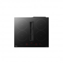 Midea MIH742FY18K0Y ,Επαγωγική με ενσωματωμένο απορροφητήρα,,Α++,,Μοτέρ BLDC,Λειτουργία Αi,,Αυτοματη Αναγνώριση Σκεύους