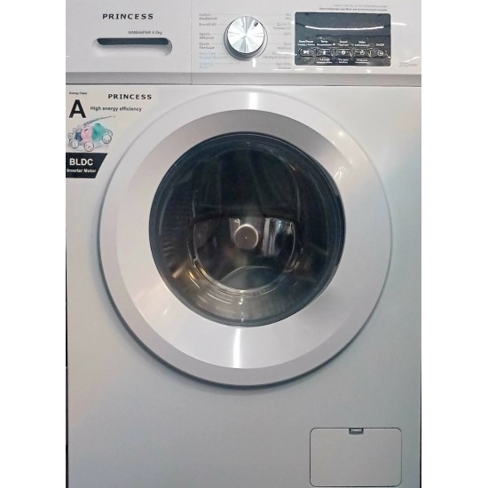 Princess WMBA6PAR Πλυντήριο Ρούχων 6kg 1000 Στροφών ,Ενεργειακή A. Κινητήρας Inverter. Προγράμματα ατμού. Stormwash Princess WMBA6PAR Πλυντήριο Ρούχων 6kg 1000 Στροφών ,Ενεργειακή A. Κινητήρας Inverter. Προγράμματα ατμού. Stormwash